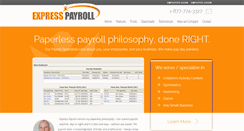Desktop Screenshot of express-payroll.com